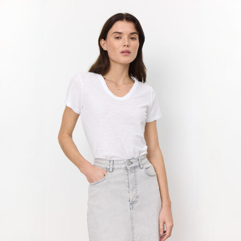 LEVETE ROOM Any 2 S/S T Shirt in White
