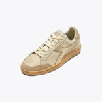 DIADORA Prestige Aged Italia Sneakers in Rich Gold