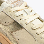 DIADORA Prestige Aged Italia Sneakers in Rich Gold