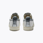 DIADORA Prestige Metallic WN Sneakers in White/Silver