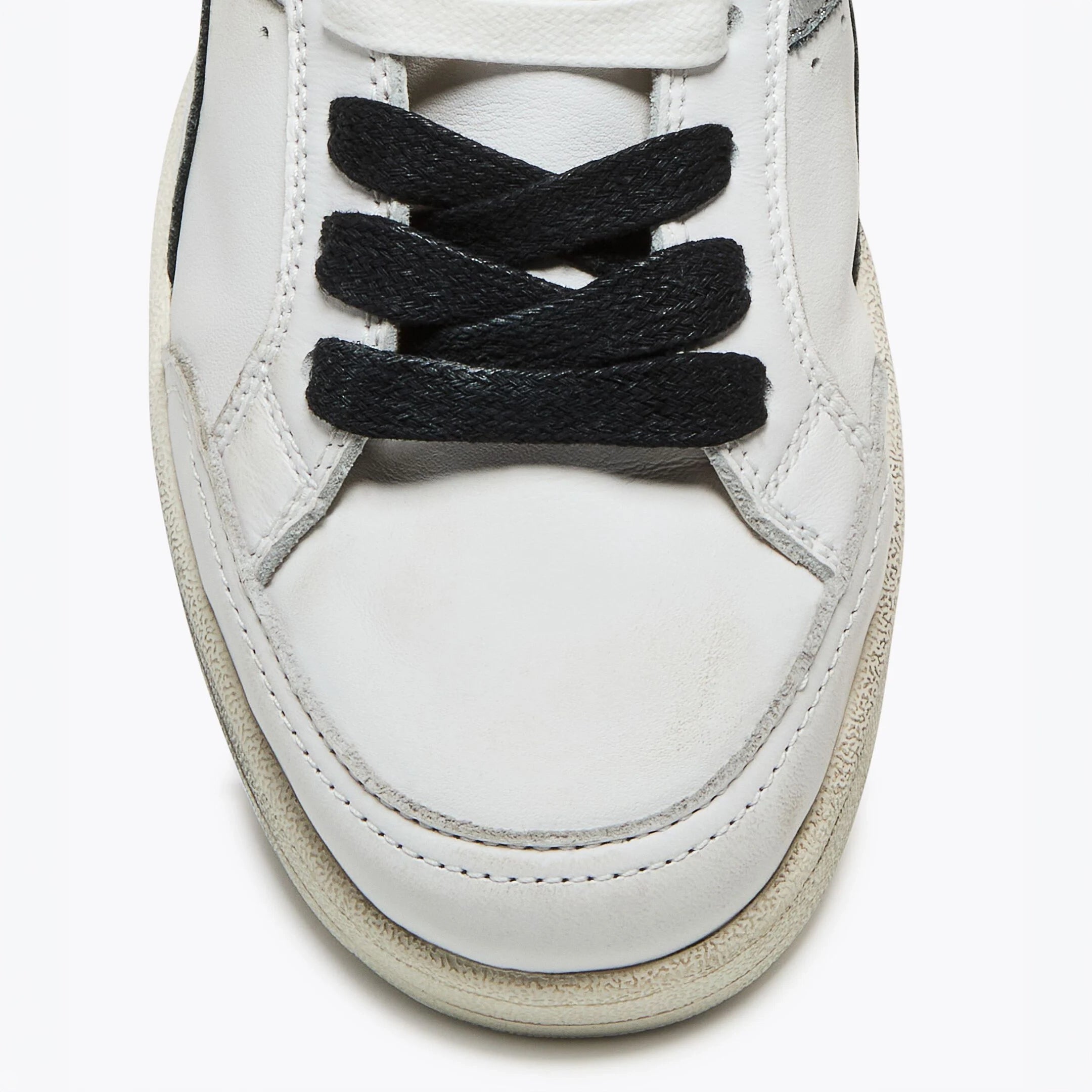 DIADORA Prestige Metallic WN Sneakers in White/Silver