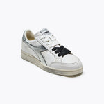 DIADORA Prestige Metallic WN Sneakers in White/Silver