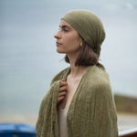 COULEUR CHANVRE Hemp Scarf in Khaki