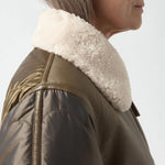 MARFA STANCE Aviator Collar in Blush/Moss