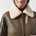 MARFA STANCE Aviator Collar in Blush/Moss