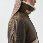 MARFA STANCE Aviator Collar in Blush/Moss