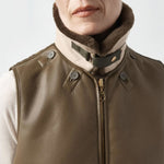 MARFA STANCE Aviator Collar in Dark Stone/Olive