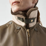 MARFA STANCE Aviator Collar in Dark Stone/Olive