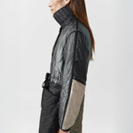 MARFA STANCE Signature Patchwork Long Quilt Anthracite and Dove Grey