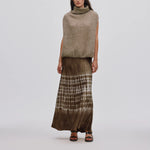 RABENS SALONER Aifa Halterneck Top in Mushroom