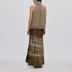 RABENS SALONER Willie A Line Skirt in Dry/Mocha
