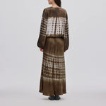 RABENS SALONER Willie A Line Skirt in Dry/Mocha