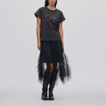 RABENS SALONER Glenda Tulle Skirt in Black