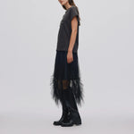 RABENS SALONER Glenda Tulle Skirt in Black