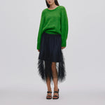 RABENS SALONER Glenda Tulle Skirt in Black