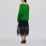 RABENS SALONER Glenda Tulle Skirt in Black
