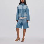 RABENS SALONER Donela Denim Jacket in Light/Denim
