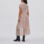 RABENS SALONER Gritt Scribble Tee in Blush