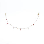 PHILIPPA KUNISCH Tiny Stones Necklace in Pink