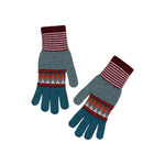 QUINTON & CHADWICK Wave Gloves in Teal/Aqua