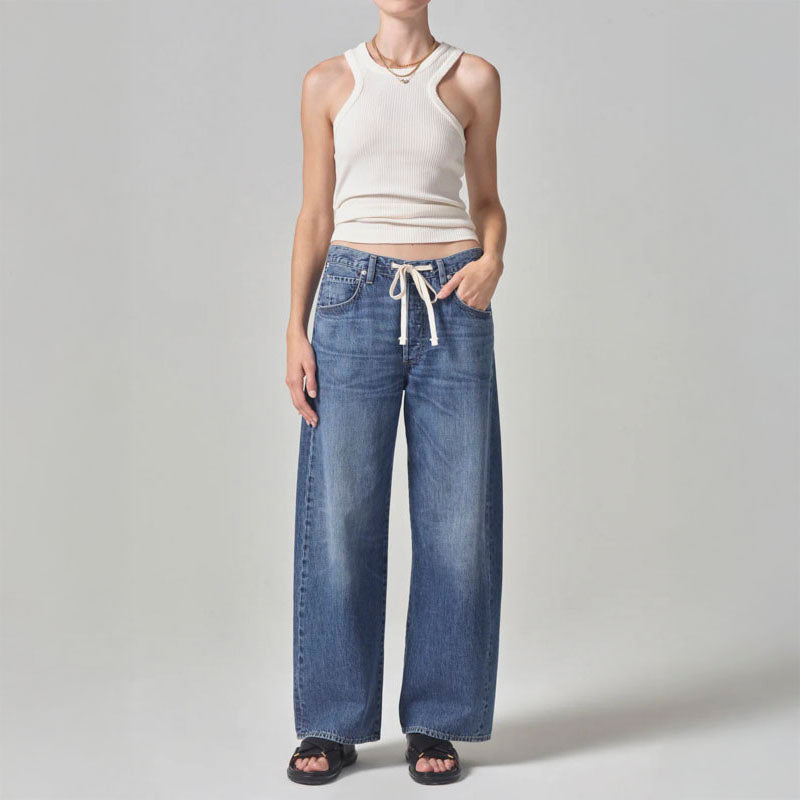 CITIZENS OF HUMANITY Brynn Drawstring Trouser in Atlantis