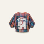 ORFEO Arizona Embroidered Shirt with 3/4 Sleeves in Pink Check