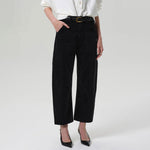 CITIZENS OF HUMANITY Marcelle Low Slung Corduroy Cargo in Charcoal