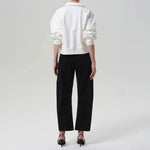 CITIZENS OF HUMANITY Marcelle Low Slung Corduroy Cargo in Charcoal