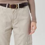 CITIZENS OF HUMANITY Marcelle Low Slung Cargo in Burnished Quartz