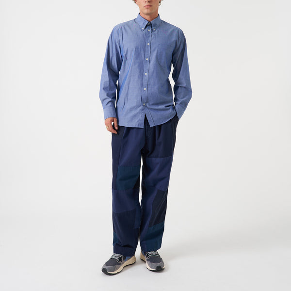 UNIVERSAL WORKS Daybrook Prince Chambray Shirt in Indigo