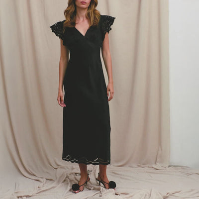 RAILS Mckenna Dress in Black Eyelet