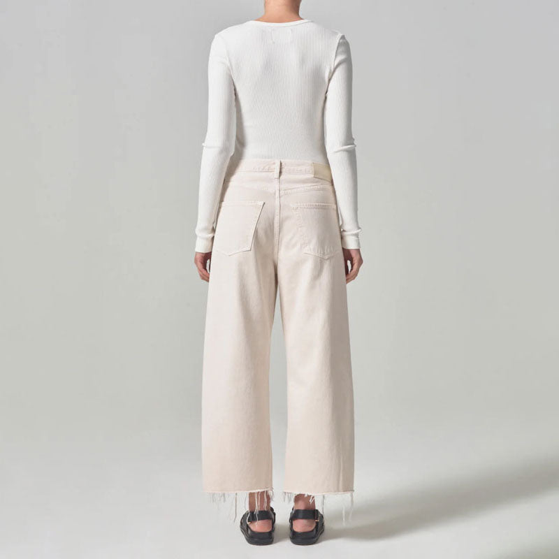 CITIZENS OF HUMANITY Ayla Raw Hem Crop in Almondette