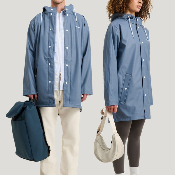 TRETORN Wings Rain Jacket in Stone Blue