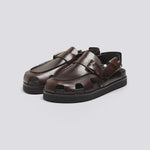 GRENSON Dorrit Pull Up Clogs in Brown