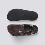 GRENSON Dorrit Pull Up Clogs in Brown