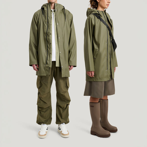 TRETORN Wings Plus Eco Rain Jacket in Field Green
