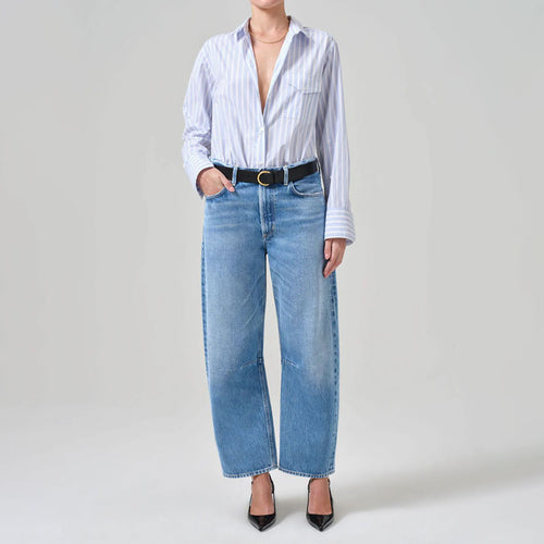 CITIZENS OF HUMANITY Miro Tapered Barrel Leg Jeans in Pacifica