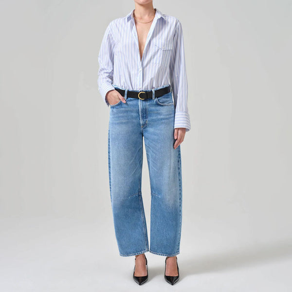 CITIZENS OF HUMANITY Miro Tapered Barrel Leg Jeans in Pacifica
