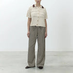 ALYSI Short Sleeve Polo Knit in Meringue