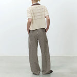 ALYSI Short Sleeve Polo Knit in Meringue