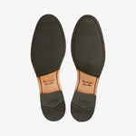 LOAKE Belgrave Suede Apron Loafers in Dark Chocolate Brown