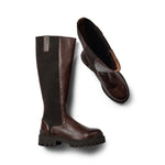 PAVEMENT PAMandy Leather Boots in Brown