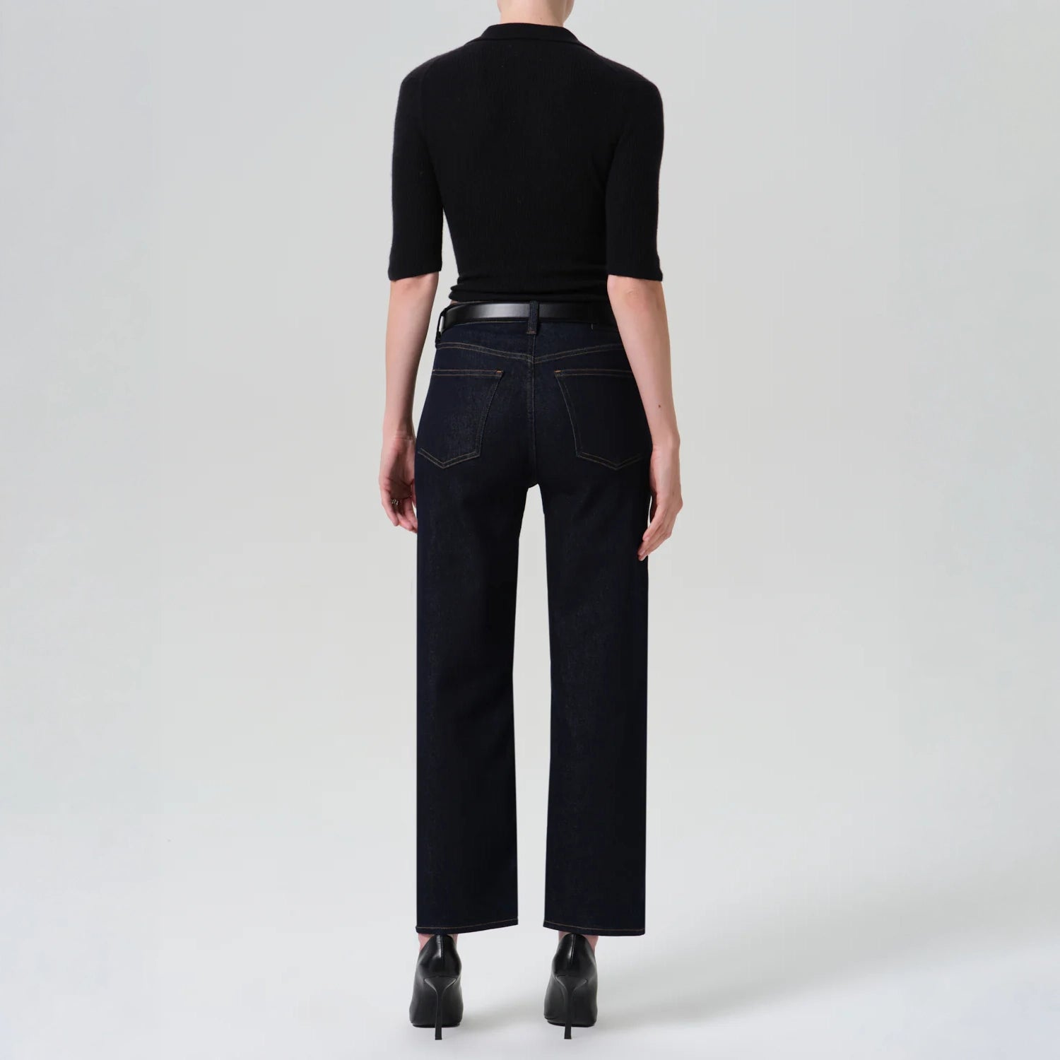 CITIZENS OF HUMANITY Palma Straight Leg Jeans in Inky Rinse