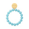 VANESSA BARONI Mini Beads Flex Bracelet in Opaline Blue