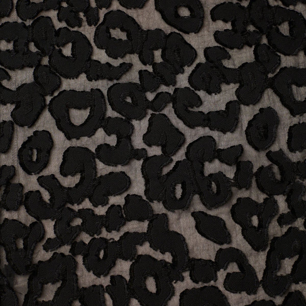 PSOPHIA Animal Devoré Jogger Pants in Black Animal Print