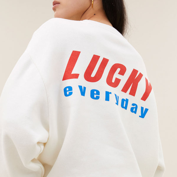 BY-BAR Bibi Lucky Everyday Sweater in Off White