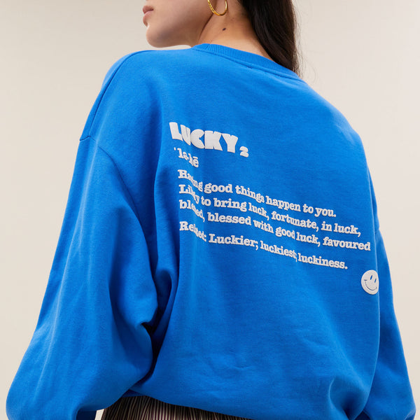 BY-BAR Bibi Dictionary Sweater in French Blue