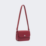 WEEKEND MAX MARA WKAPetali Smooth Calfskin Crossbody Handbag in Red