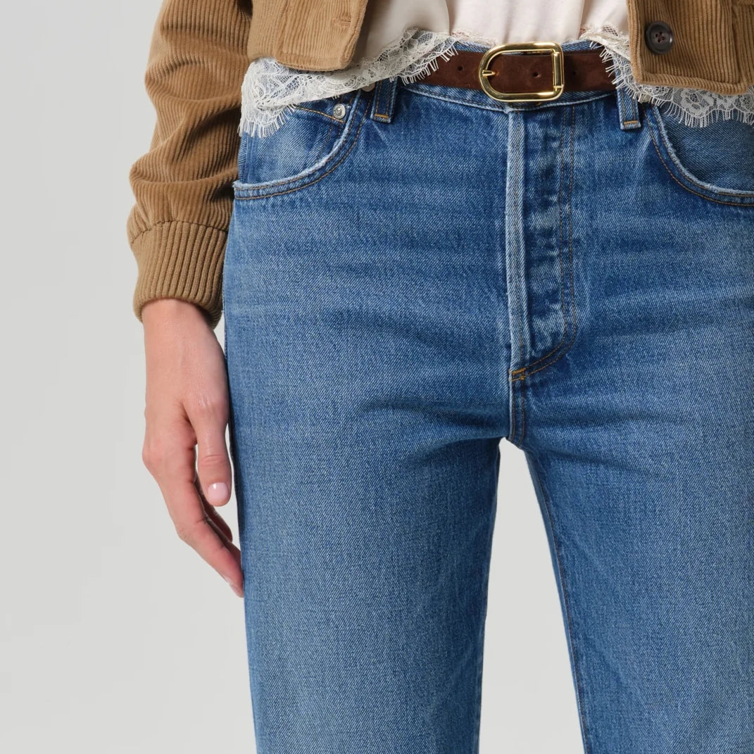 CITIZENS OF HUMANITY 90s French High Rise Straight Leg Jeans in Pastis