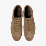 LOAKE Mayfair Suede Smart Trainers in Flint